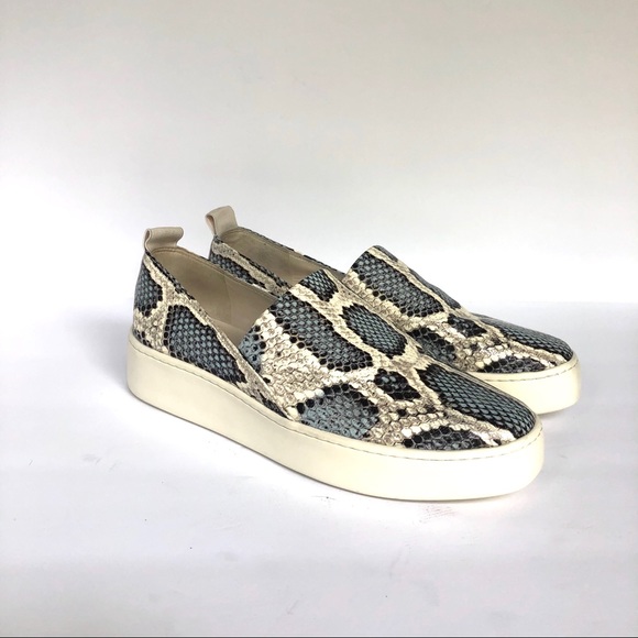 VINCE Saxon-2 snake print sneakers size 6.5M - Picture 6 of 10